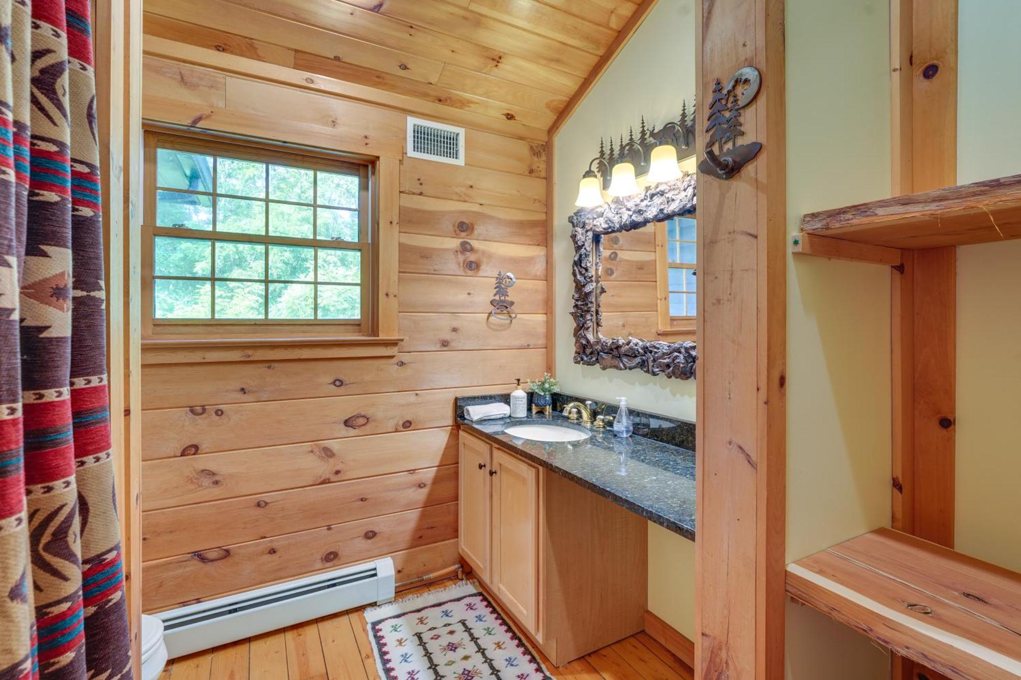 Luxury Log Cabin With Ev Charger And Mtn Views! Blairstown Exterior photo