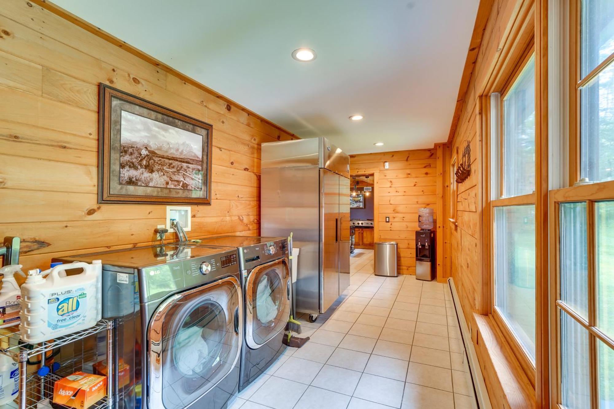 Luxury Log Cabin With Ev Charger And Mtn Views! Blairstown Exterior photo