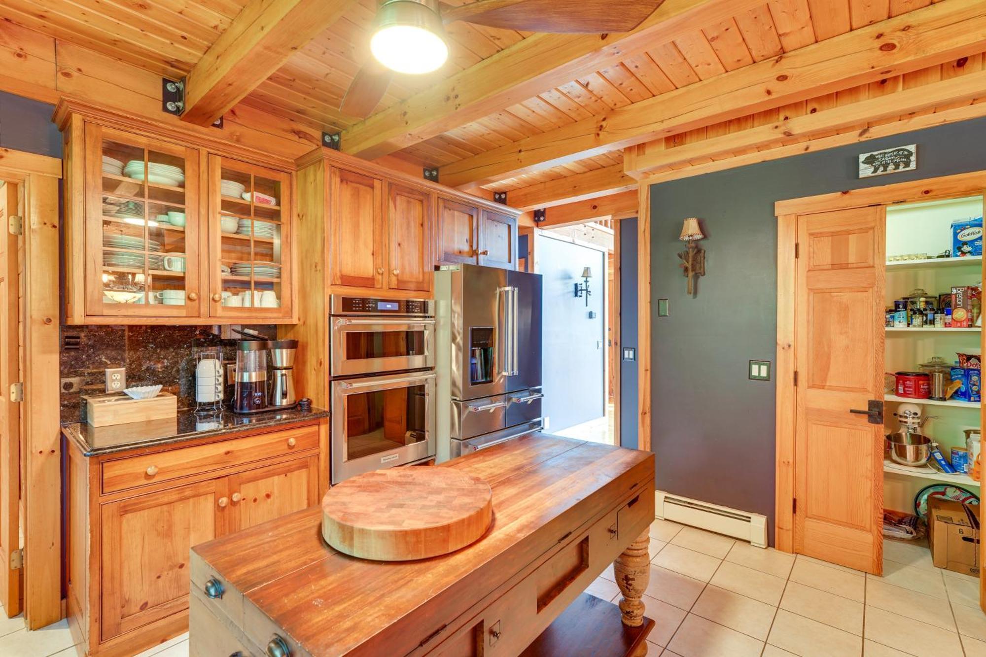 Luxury Log Cabin With Ev Charger And Mtn Views! Blairstown Exterior photo